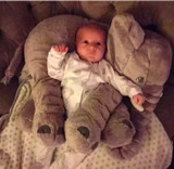 Lovely Stuffed Toy Elephant Doll Infant Plush 40 / 60 cm