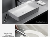 Shower Head with Switch Hand Nozzle Brass Pressure Rain & Pulse Spray Gun Round Detachable Without Drilling