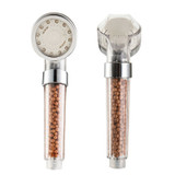 Temperature LED 3/7 Color Changing Anion Spa Shower High Pressure Water Saving head