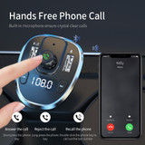Car Kit USB Car Fast Charger 17W for Universal phone with Bluetooth Handsfree MP3 Player