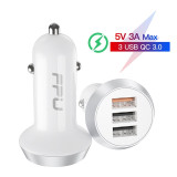 USB 18w Car Charger QC3.0 with 3 Ports and Quick charger 18W system USB 18w Car Charger QC3.0 with 3 Ports and Quick charger 18W system