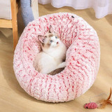 Adjustable Warm Fleece Pet Bed