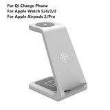 QI 10W Fast Charge 3 in 1 Wireless Charger Station
