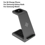 QI 10W Fast Charge 3 in 1 Wireless Charger Station