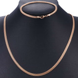 Gold-Filled Necklace & Bracelet Set