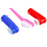 Pet Finger Toothbrush Dog Brush Breath Double Head