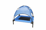 High Quality Outdoor Foldable Elevated Dog Cooling Bed with Roof