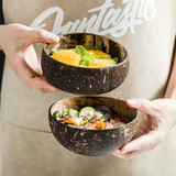 Handicraft Natural Coconut Shell  Bowl Decoration
