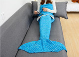 All Seasons Sleeping Knitted Mermaid Tail Blanket All Seasons Sleeping Knitted Mermaid Tail Blanket