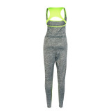 Fitness Clothing Women One-pieces Sports Suit Set Workout Gym Fitness Jumpsuit Pants Sexy Yoga Set Bandage Gym Bodysuit