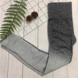 Hip Push Up Omber Seamless Pants Women Sports Gym Yoga Pants Compression Tights Stretchy High Waist Run Fitness Leggings