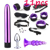 Sex Toys For Couples Handcuffs Whip Nipples Clip Blindfold Mouth Gag Adult Sex Toys Kit BDSM Bondage Toy Flirt Games For Couples