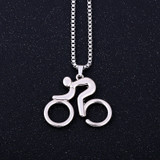 Bicycle Pendant Stainless Steel - Necklace Bike Pendant Unisex Bicycle Pendant Stainless Steel - Necklace Bike Pendant Unisex