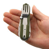 Multi Function Folding Knife Fork Set