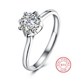 S925 Sterling Silver Rings for Women with Zircon Diamond Free Size Fashion Ring Jewelry for Wedding S925 Sterling Silver Rings for Women with Zircon Diamond Free Size Fashion Ring Jewelry for Wedding