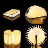 3-Color Creative LED Book Desk Lamp (USB Rechargeable)