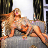 Sexy Glitter Rhinestones Bodysuit Sexy Dance Costume