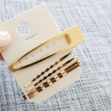 3Pcs/Set Metal Pearls Hair Clips For Women Hairbands Comb Bobby Pin Barrettes Hairpins Headwear Hair Accessories Styling Tools