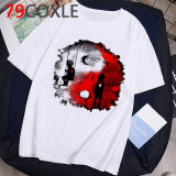Naruto Fashion Japanese Anime T Shirt Men Sasuke Funny Cartoon T-shirt Casual Cool Streetwear Tshirt Couple Hip Hop Top Tee Male