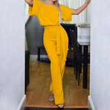 Elegant Women Short Sleeve Summer Romper