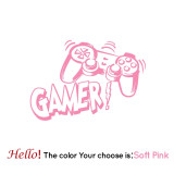 Carved Gamer Vinyl Wall Sticker game room For Kids Room Decoration Wall Murals boys bedroom Decor gaming poster wallpaper