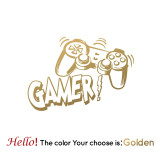 Carved Gamer Vinyl Wall Sticker game room For Kids Room Decoration Wall Murals boys bedroom Decor gaming poster wallpaper