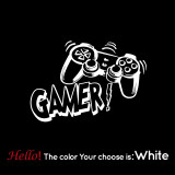Carved Gamer Vinyl Wall Sticker game room For Kids Room Decoration Wall Murals boys bedroom Decor gaming poster wallpaper