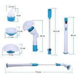 Electric Power Cleaning Scrubber With Extention Handle