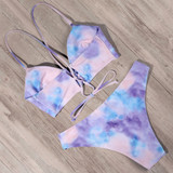 Sexy Bandage Bikini 2020 Swimsuit Swimwear Women Thong Push Up Bikinis Set women's swimming suit