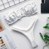 Female Sexy Solid Leopard Swimwear Women Swimsuit High Cut Bikini Bathing Suit Biquinis Bikini 2020