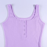 WannaThis Knee-Length Dress Knitted Elastic Sleeveless Bodycon elegant Women Summer Sexy V-Neck Button Party Slim Dresses WannaThis Knee-Length Dress Knitted Elastic Sleeveless Bodycon elegant Women Summer Sexy V-Neck Button Party Slim Dresses