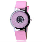 Leather Wristwatches Fashion Creative Watch Women Men Quartz Watch