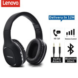 Lenovo HD300 Bluetooth Headset Wireless Foldable Computer Headphone Long Standby Life With Sports Running Stereo Gaming Headset