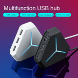 Multi USB 3.0 Hub USB Splitter TF SD Card Reader with microphone interface High Speed 6 Ports Hub For PC Computer Accessories