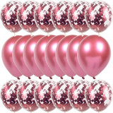 20Pcs/Pack Metal and Foil ballons Kids birth day parties and Wedding decoration Baby Shower Happy birthday party balloons globos