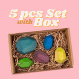 Colorful Wooden Stone Jenga Building Blocks