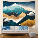 Mountains Tapestries 150*200cm/4'9*6'6ft Mountains Tapestries 150*200cm/4'9*6'6ft