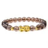 Obsidian stone Beaded Bracelet