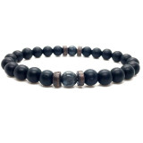 Moonstone Lava Bracelet