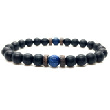 Moonstone Lava Bracelet