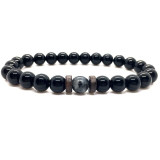 Moonstone Lava Bracelet