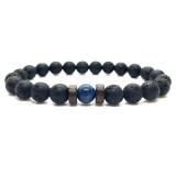 Moonstone Lava Bracelet