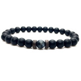 Moonstone Lava Bracelet