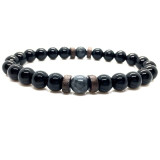 Moonstone Lava Bracelet