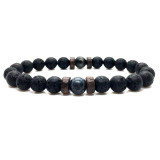 Moonstone Lava Bracelet
