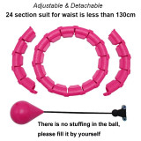 SLIMMING HULA HOOP WITH WEIGHTED BALL