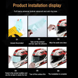 Waterproof Anti-Fog Film For Helmet Visor