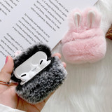 Plush Rabbit Case for AirPods (1, 2, pro)