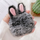 Plush Rabbit Case for AirPods (1, 2, pro)