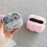 Plush Rabbit Case for AirPods (1, 2, pro)